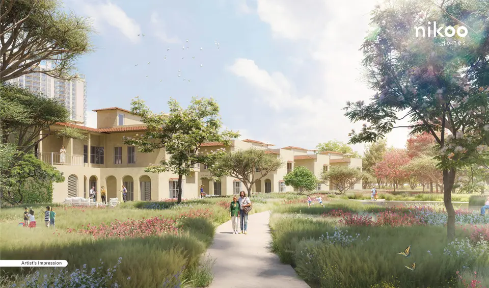 Bhartiya Garden Estate Photos bhartiya garden estate villa-style homes with lush walking trails