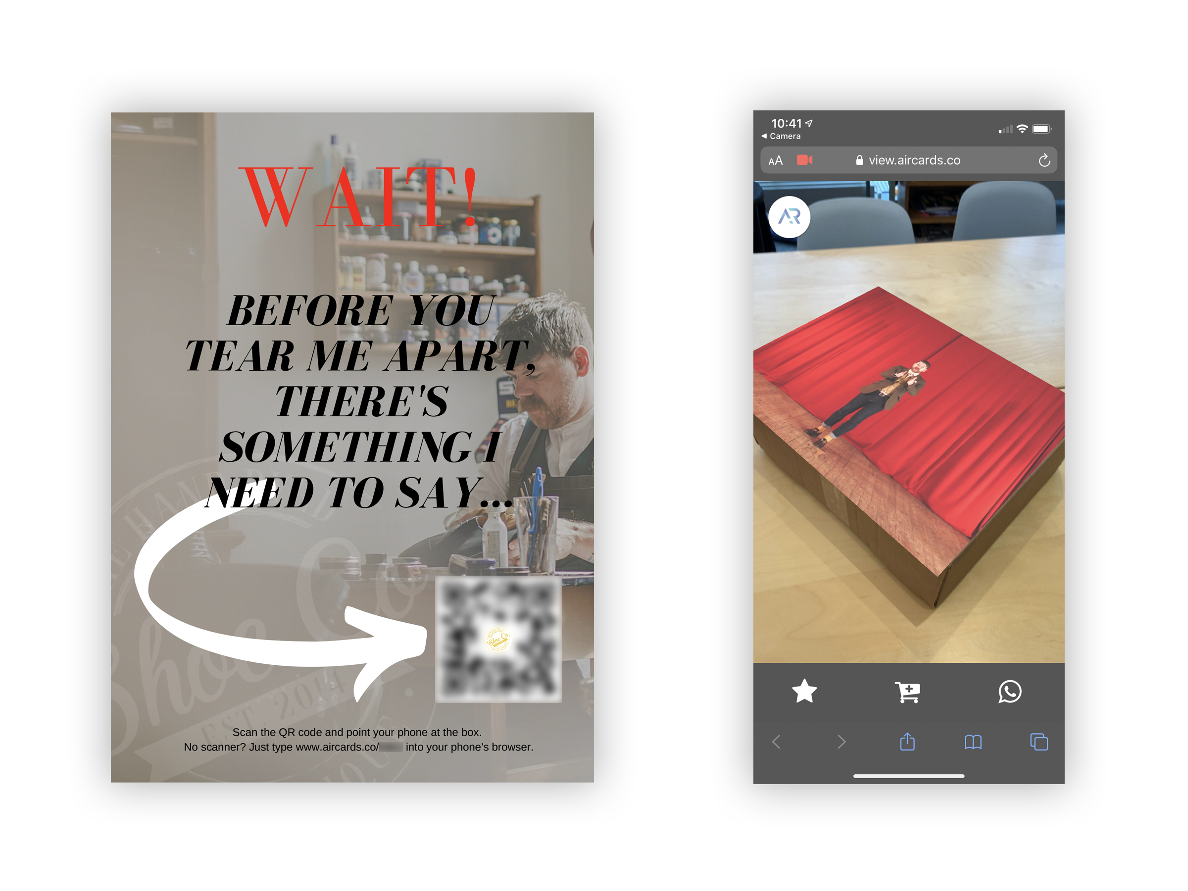 Augmented reality print examples