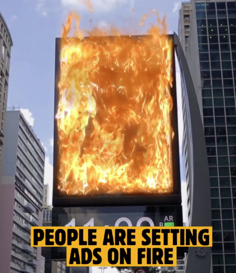 Burger King Augmented Reality Fire