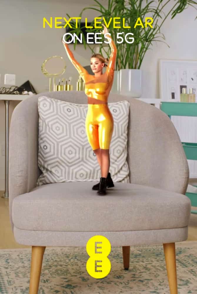 WebAR Mini Rita Ora EE Augmented Reality