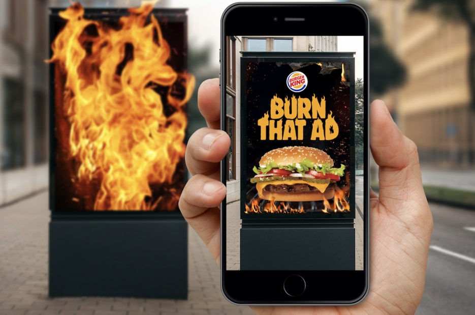 Burger king advertising