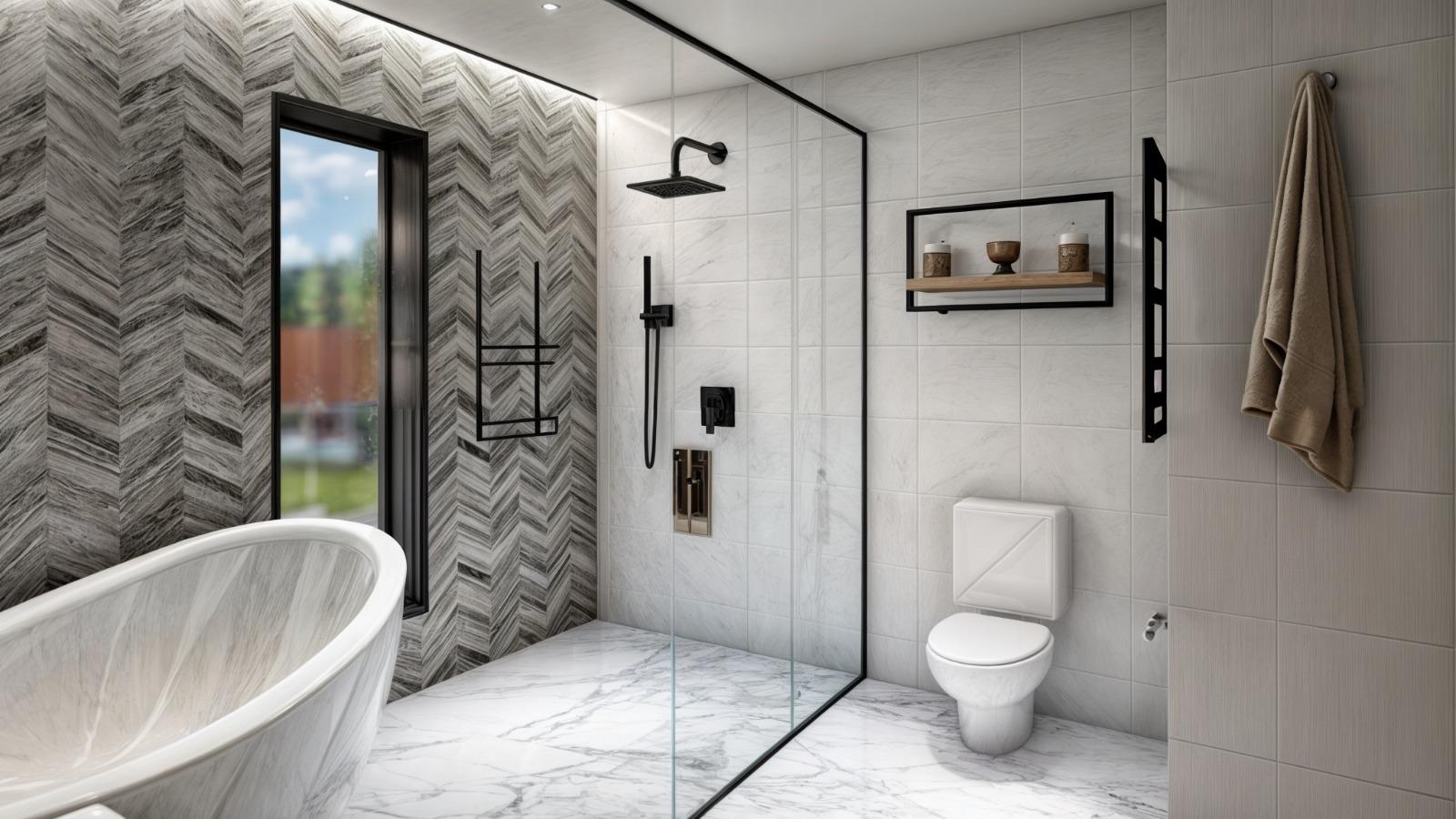 Modélisation de l'extension de la salle de bain