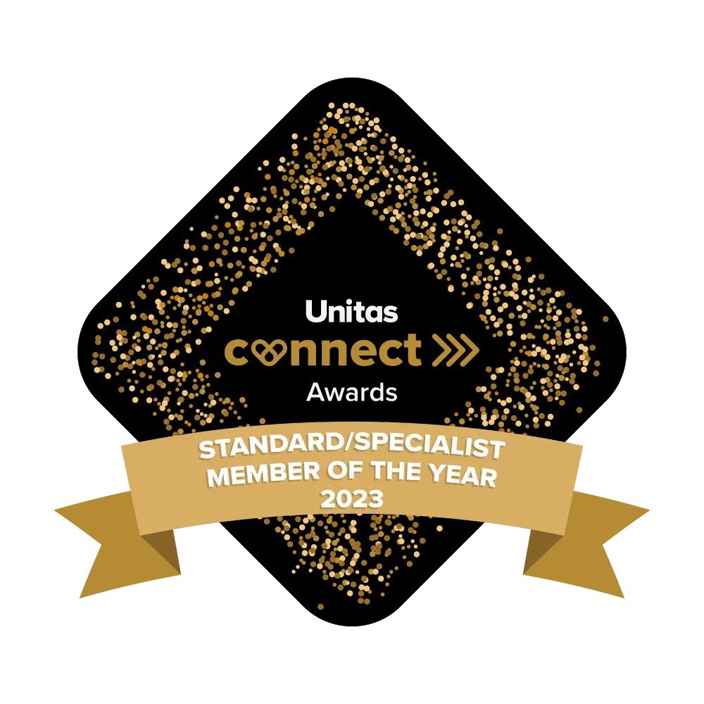 Unitas Connect Standard Wholesaler of the Year 2023 Winner Logo