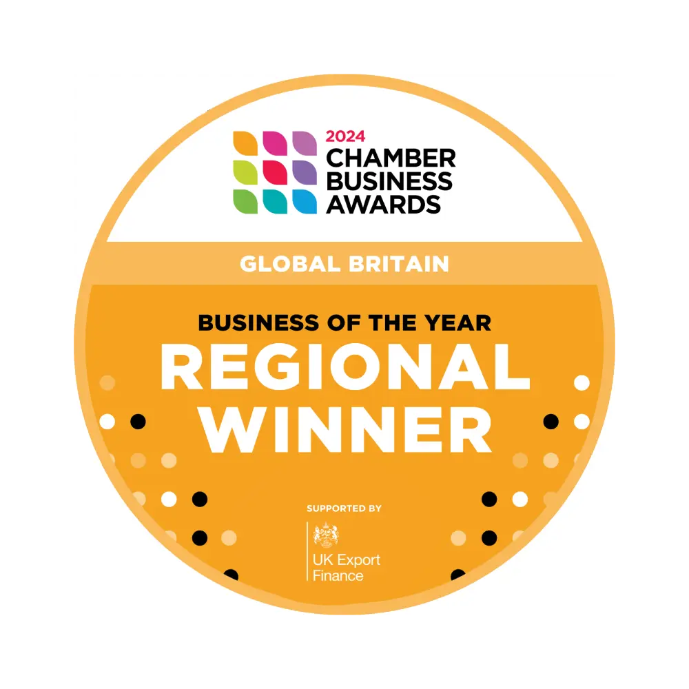 Chamber Business Awards Regional  Winner 2025