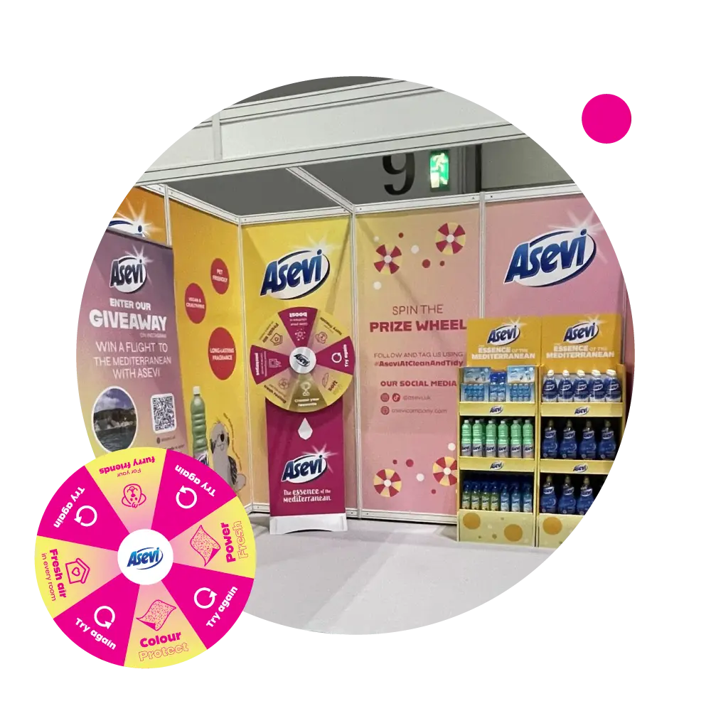 Asevi exhibition stand at Clean & Tidy Home Show 2024
