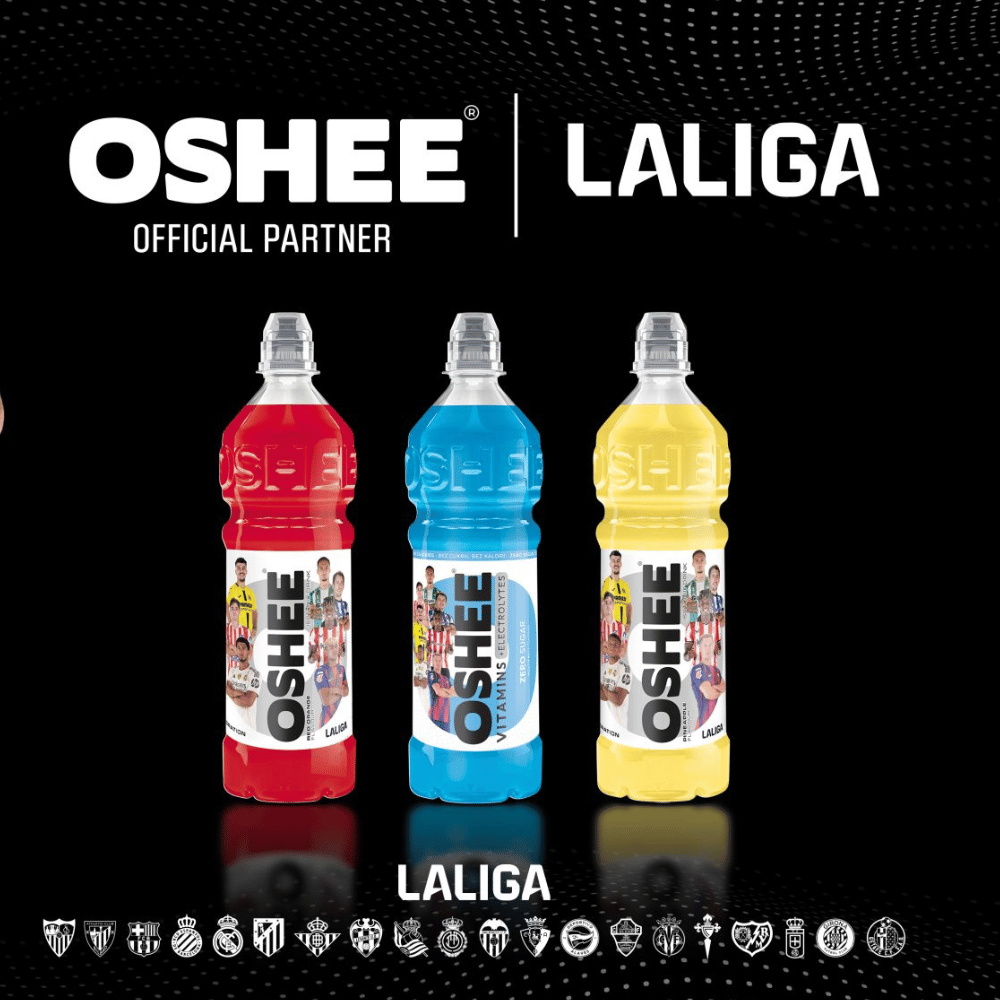 OSHEE scores La Liga partnership, bringing football giants to UK shelves