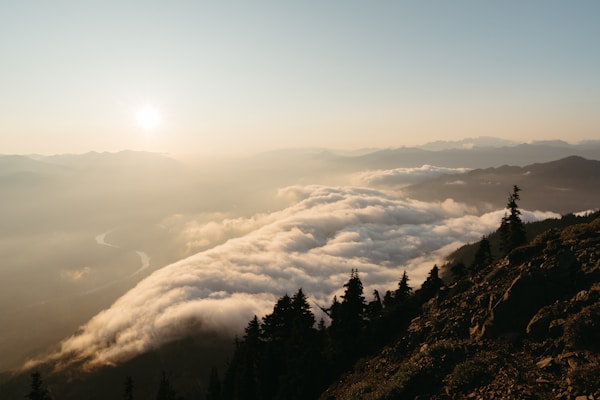 We had an amazing cloud inversion during this adventure elopement we photographed, more photos on our website.