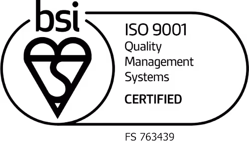 ISO 9001:2015 certification.