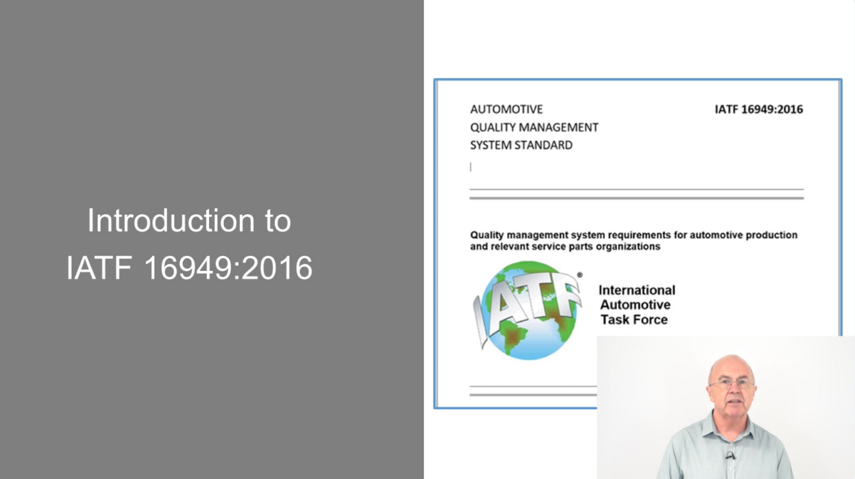 Video 1: Introductiong to IATF 16949-2016