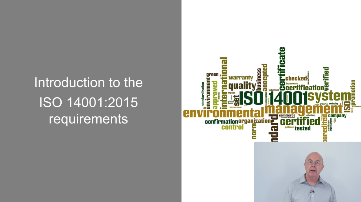 Video 4: Introduction to the ISO 14001 2015 requirements