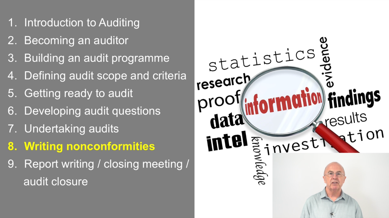 Video 8: Writing Nonconformities