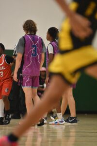 Basketballers in their break 