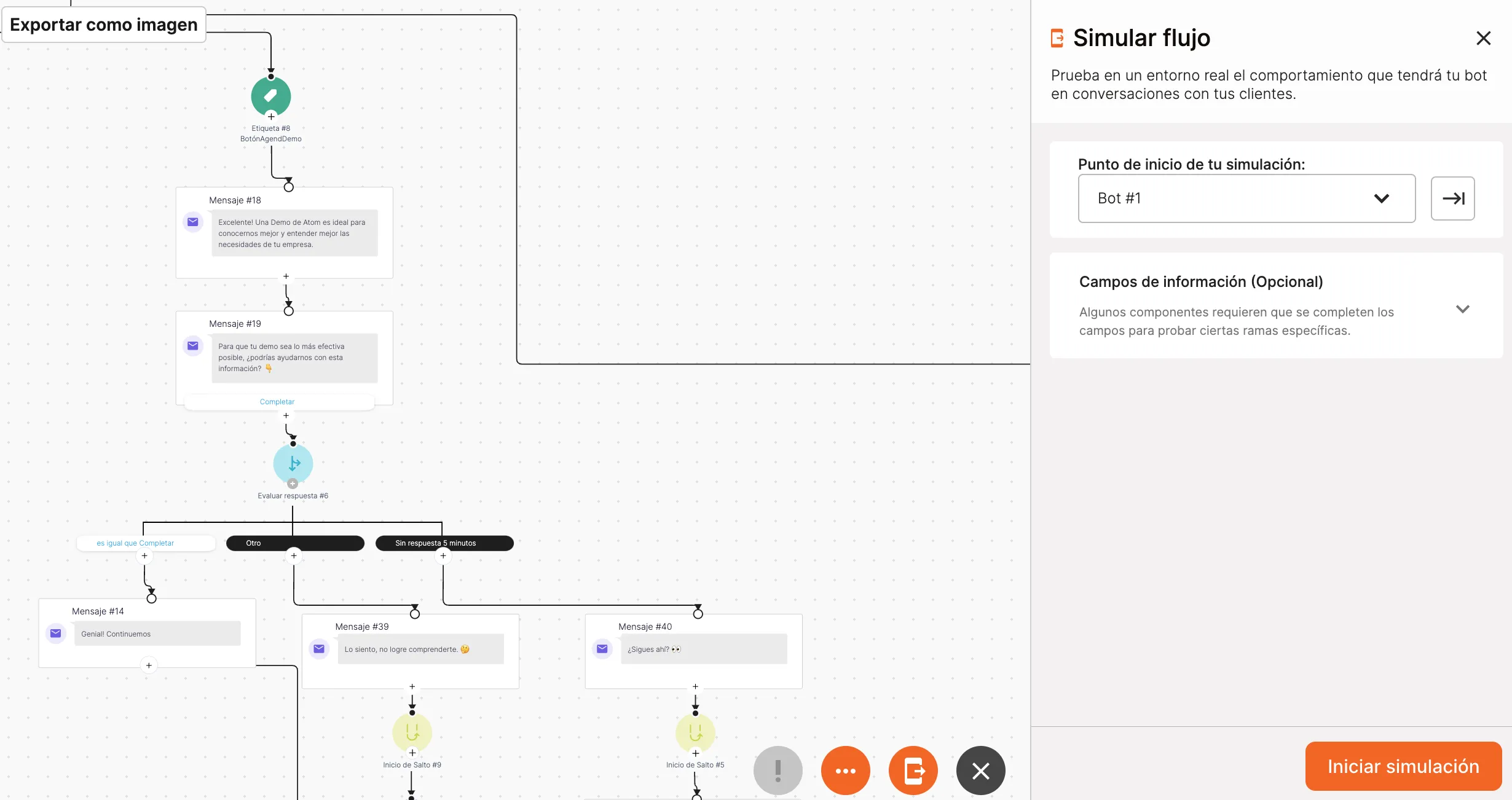 ai agent workflow atom simulation