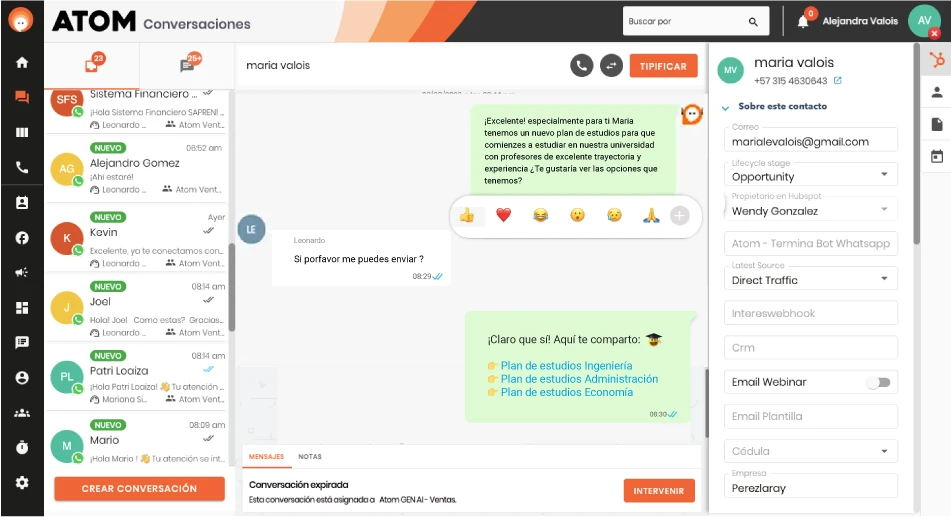 atom para universidades