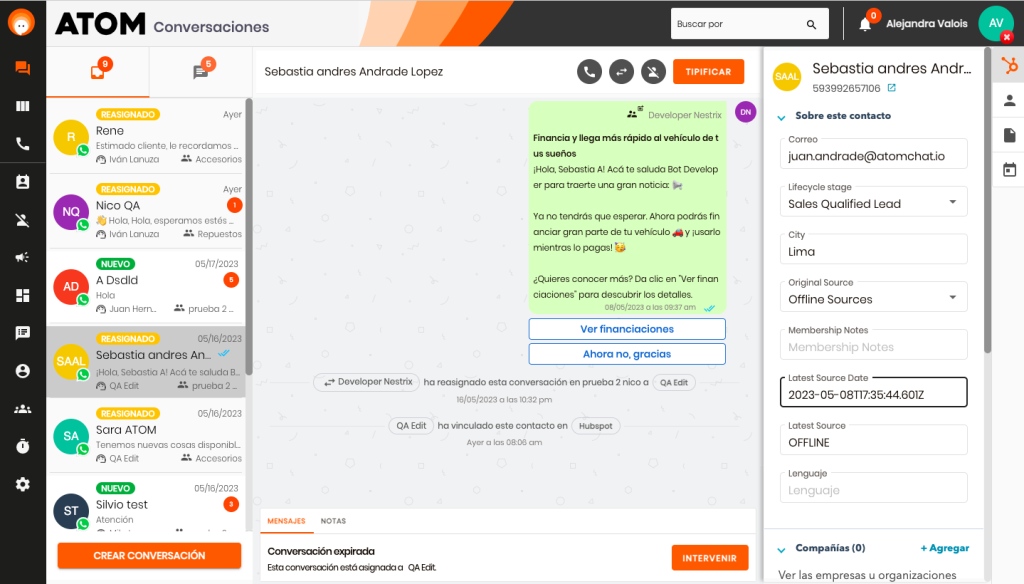 Pasos para conectar WhatsApp y HubSpot