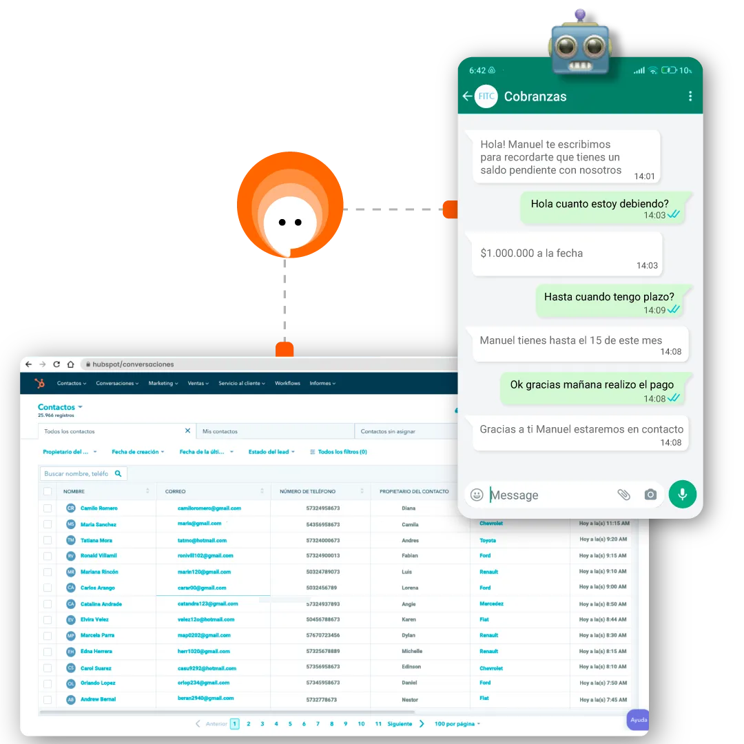 chatbot automatiza el cobro de cartera
