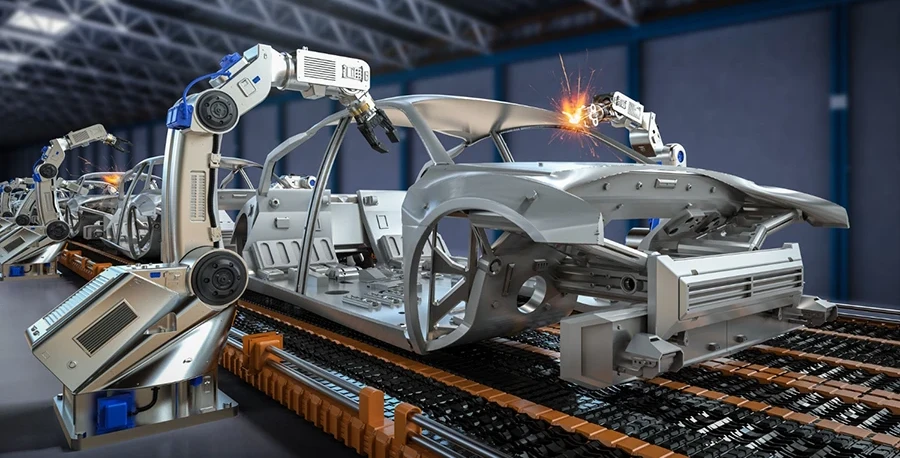 Ajustada fabricacion de automoviles con ia