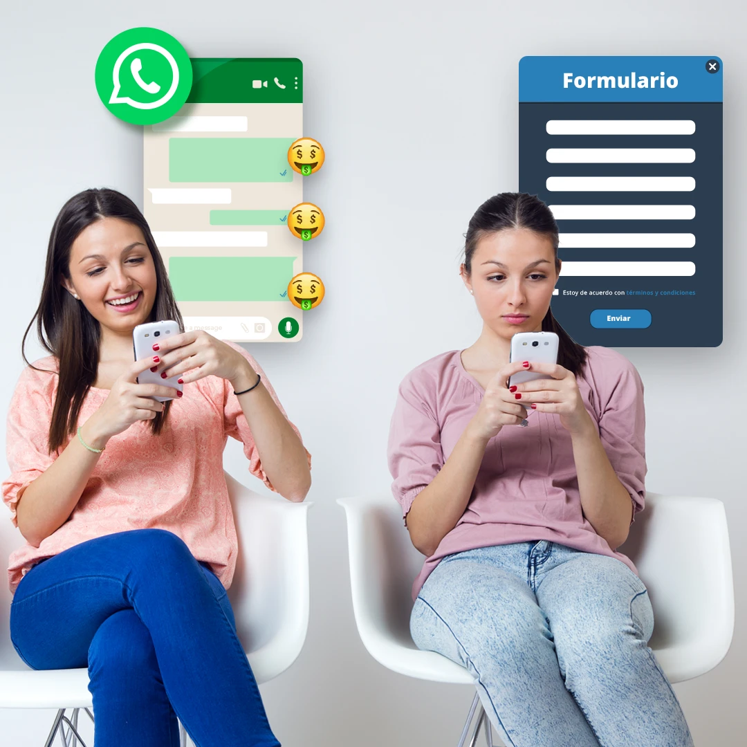 Por qué el botón de WhatsApp genera más ventas que el formulario tradicional