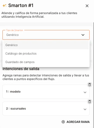 Tipos de Smartons