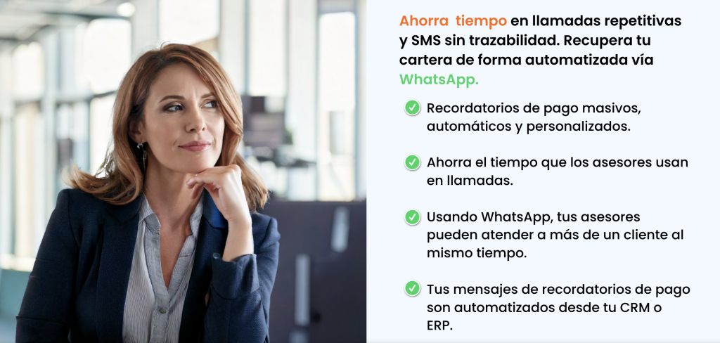 cobranzas digitales vía WhatsApp