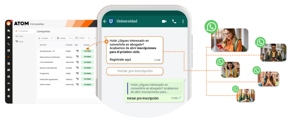 campañas masivas de whatsapp