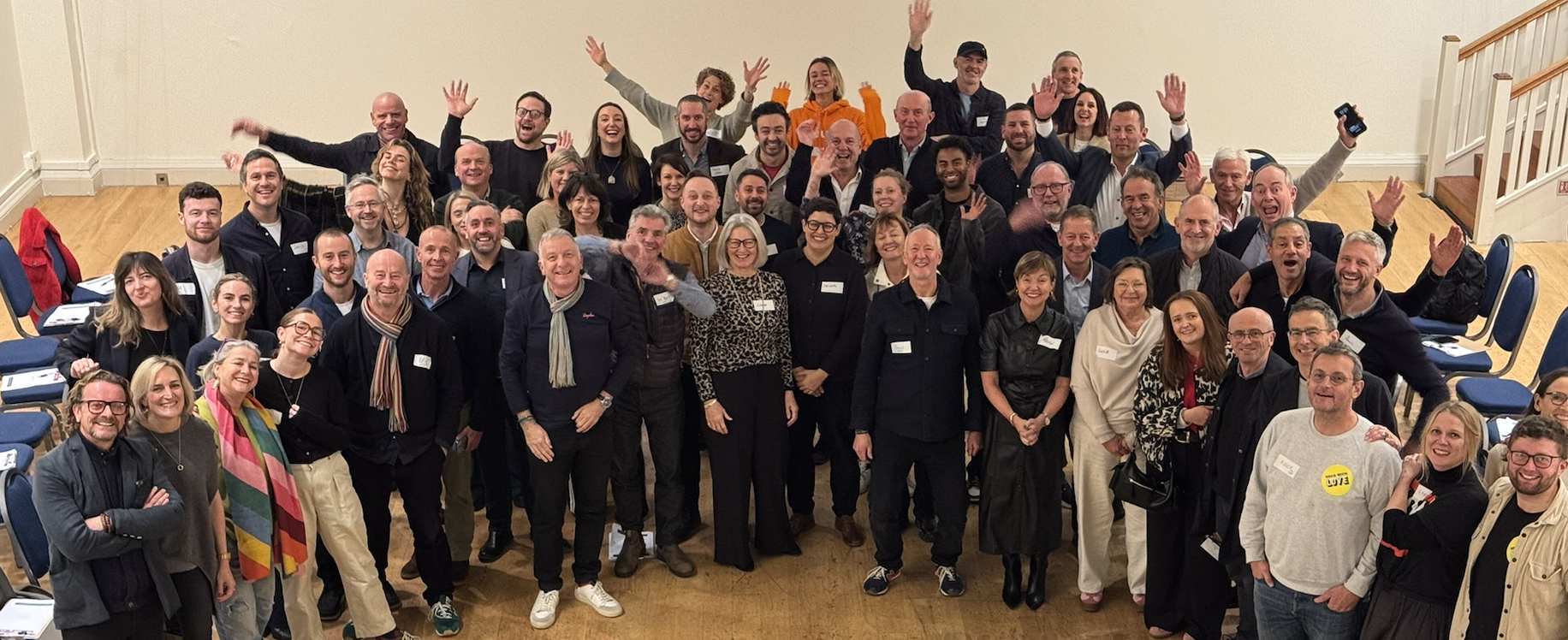 Group of community at launch event