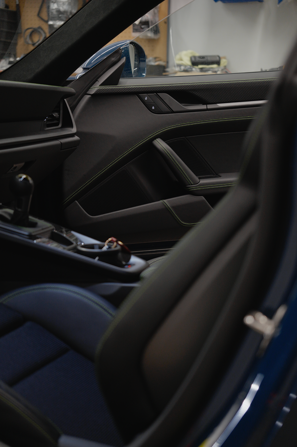 Porsche interior
