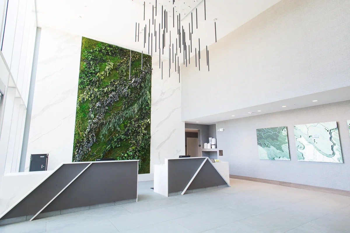 image of the founder in an office of a wedding planning service