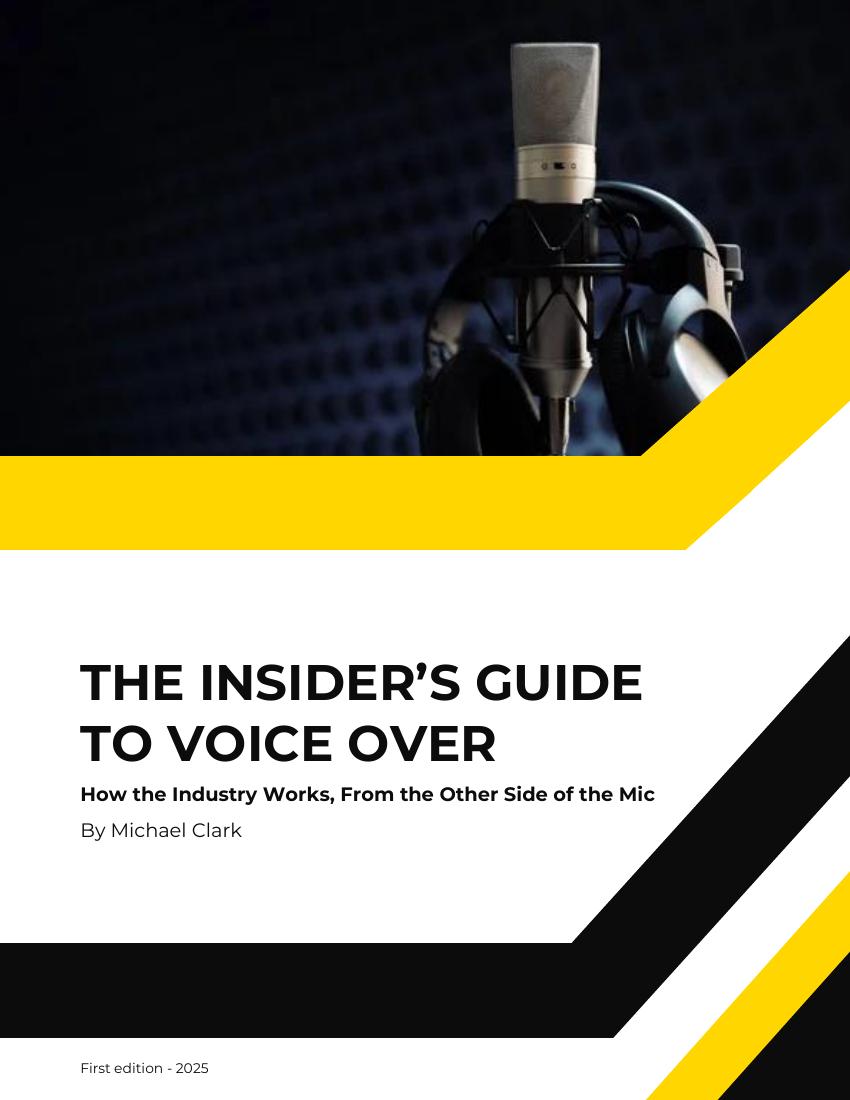 The Insider's Guide to Voice Over - book cover