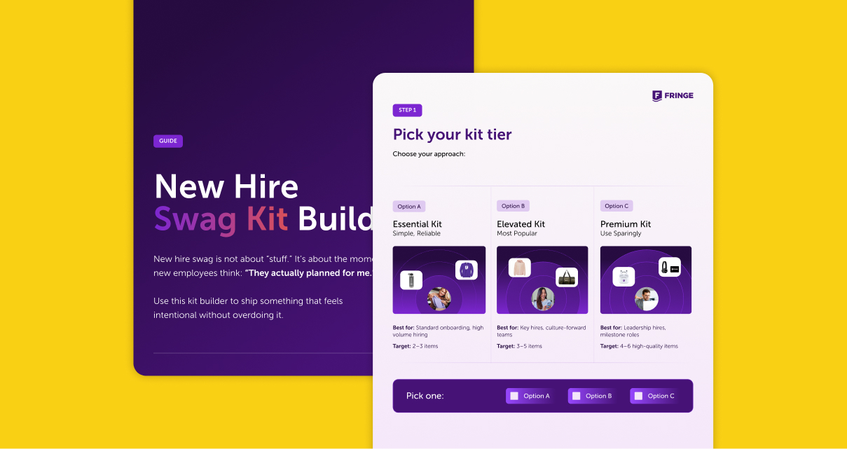 New Hire Swag Kit Builder