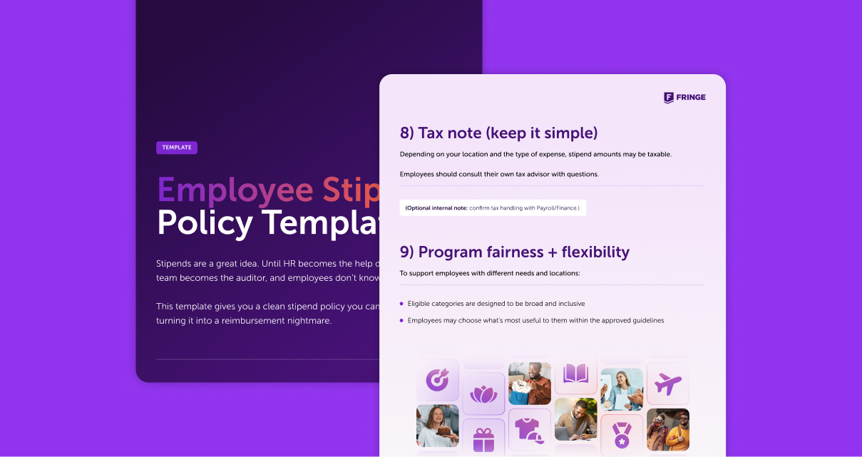 Employee Stipend Policy Template