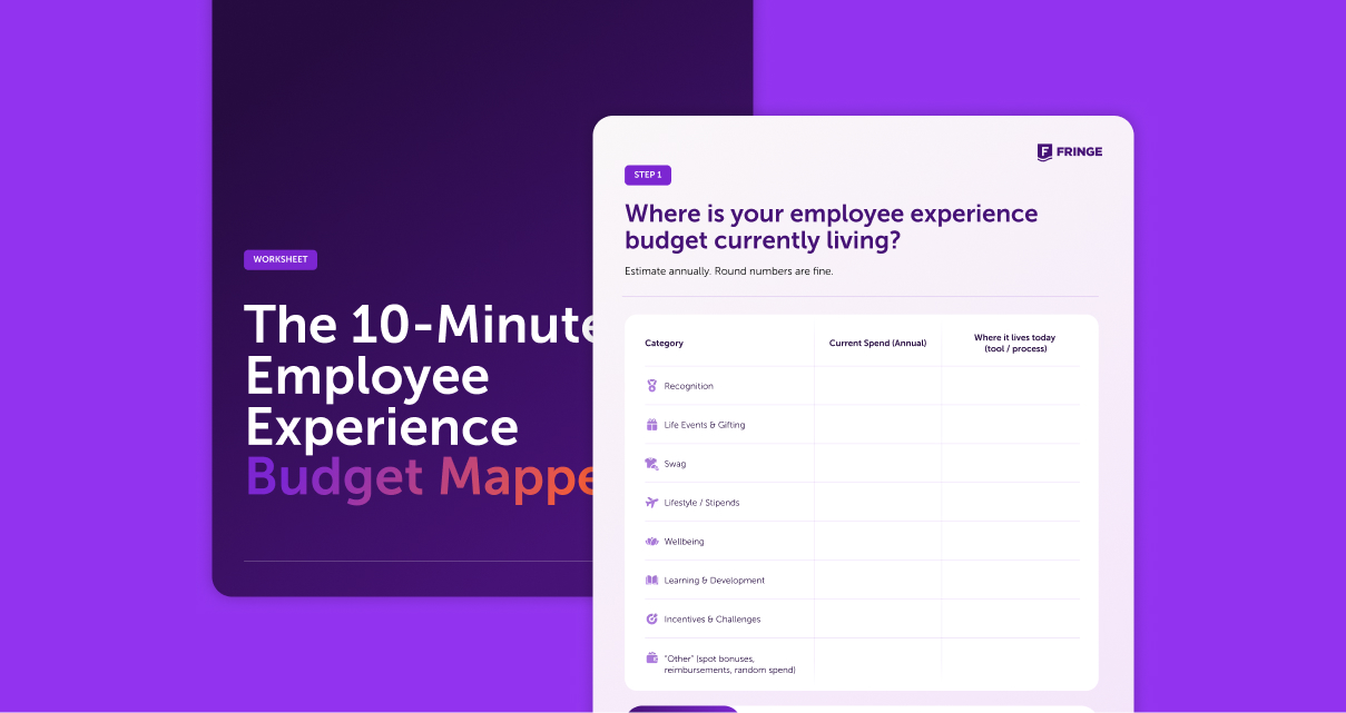 The 10-Minute Employee Experience Budget Mapper