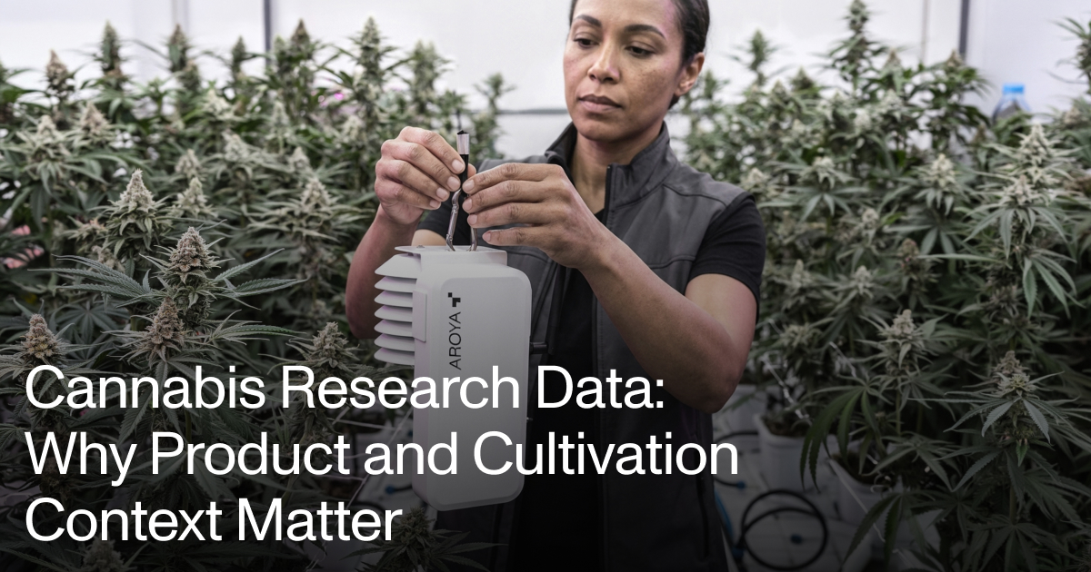 Why cultivation context matters for cannabis research data