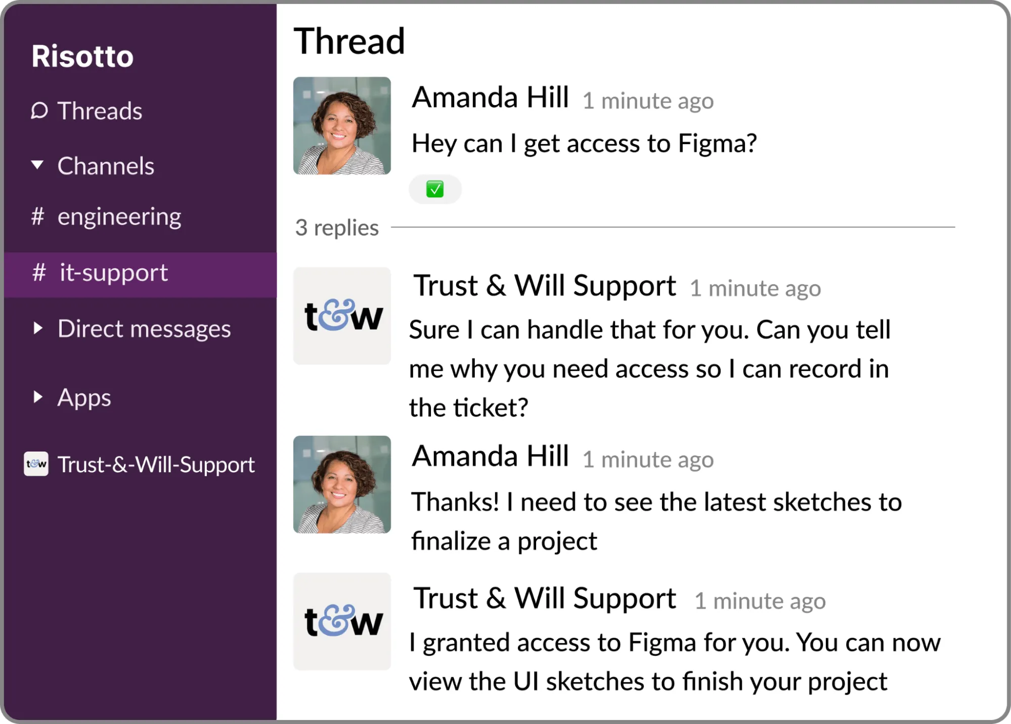 Trust & Will Support: Figma Access
