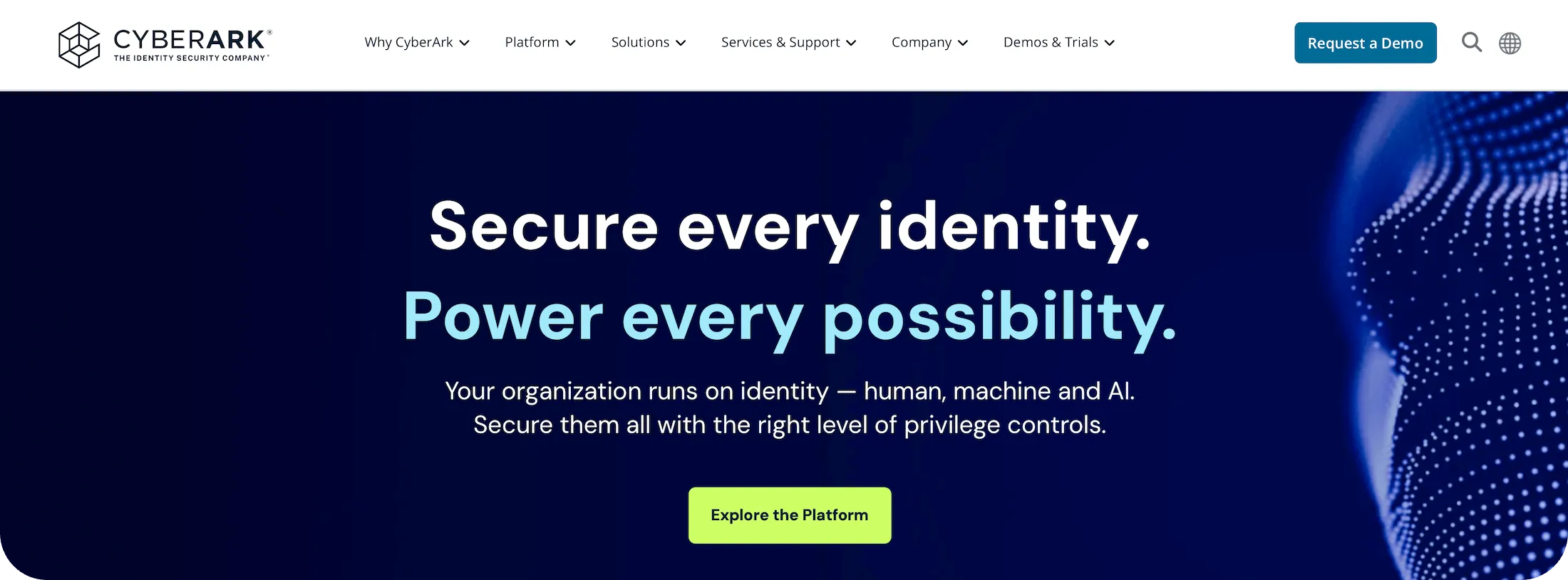 CyberArk homepage: Secure every identity. Power every possibility.