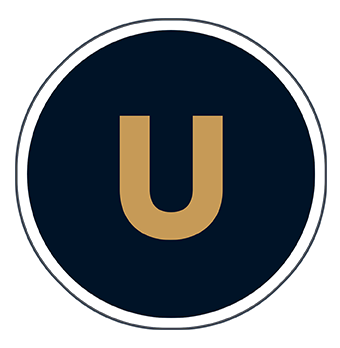 The letter U in a circle
