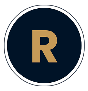 The letter R in a circle