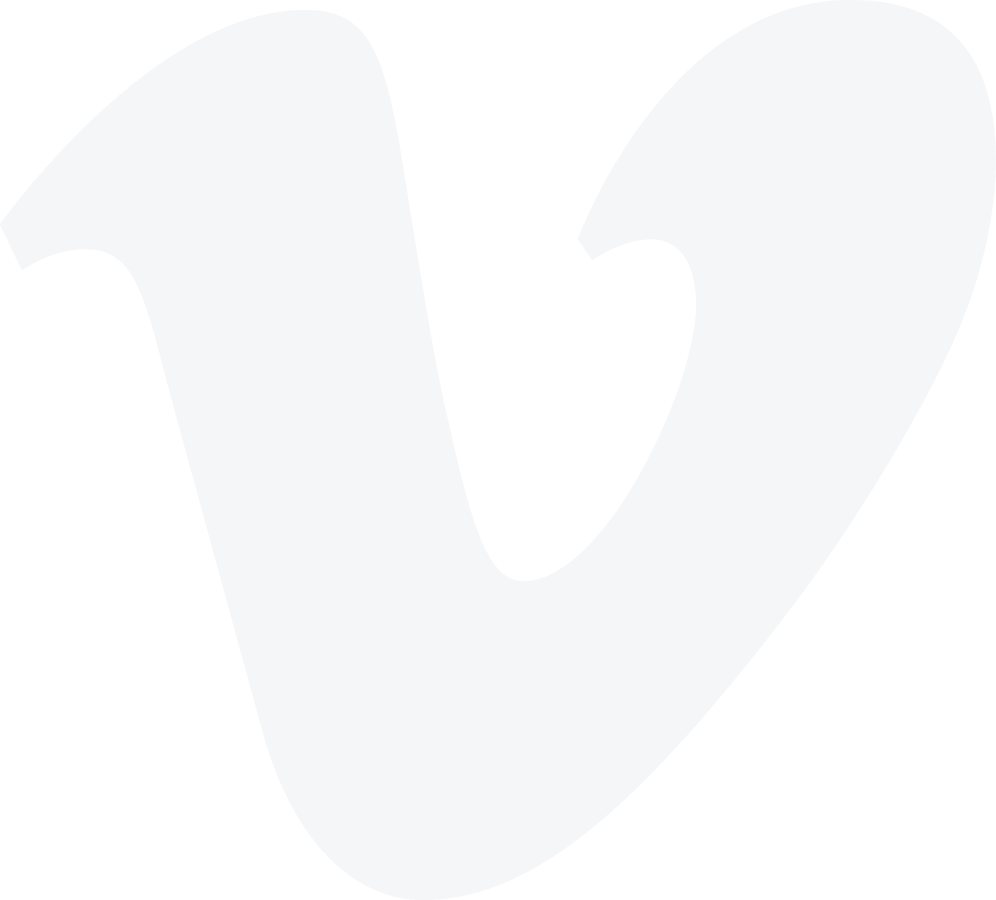White Vimeo logo