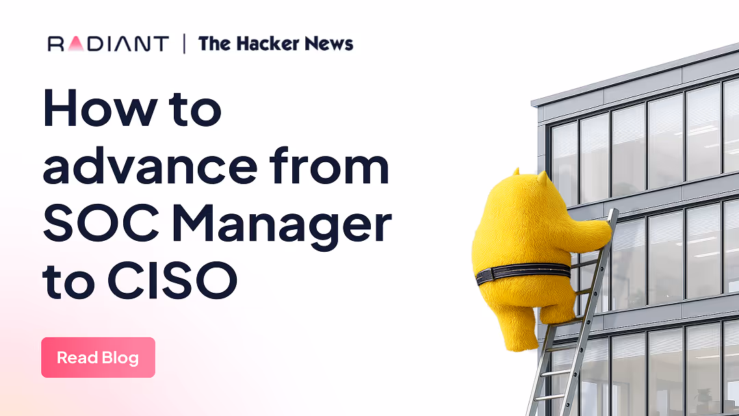 How to advance from SOC Manager to CISO