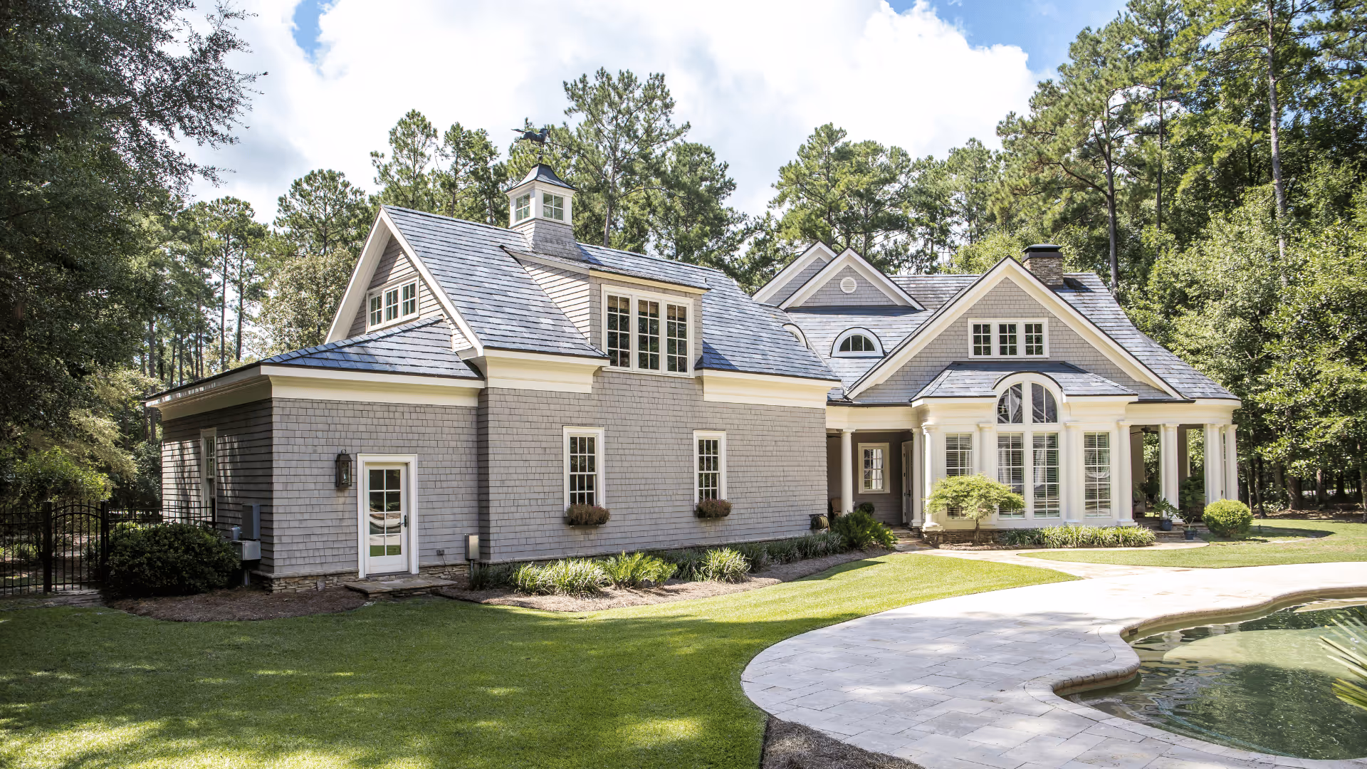 gray house in raleigh