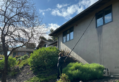exterior window cleaning in saratoga