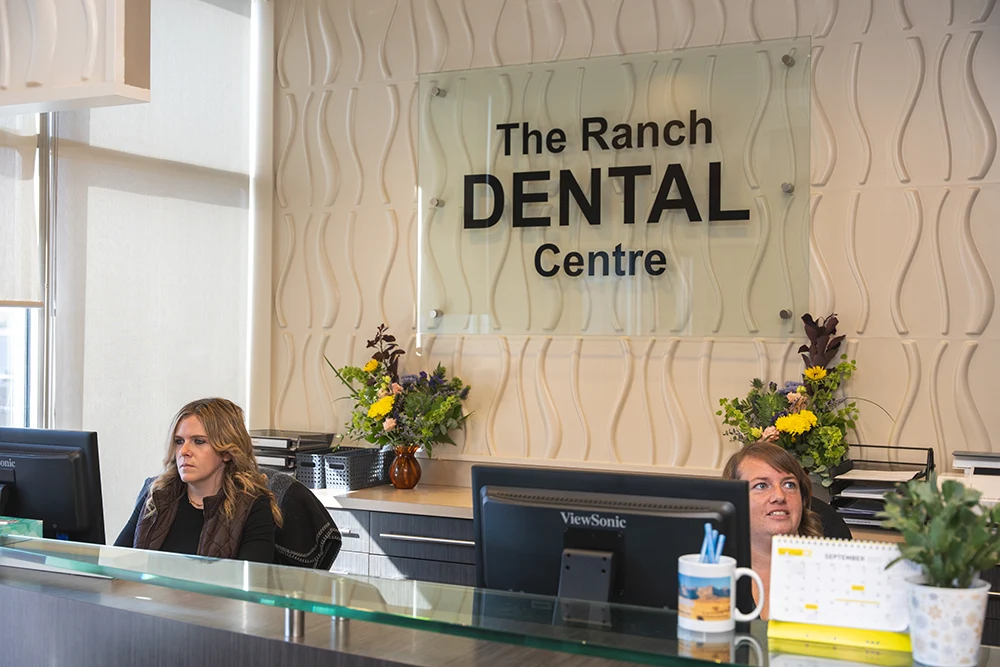 Front desk at The Ranch Dental Centre Strathmore