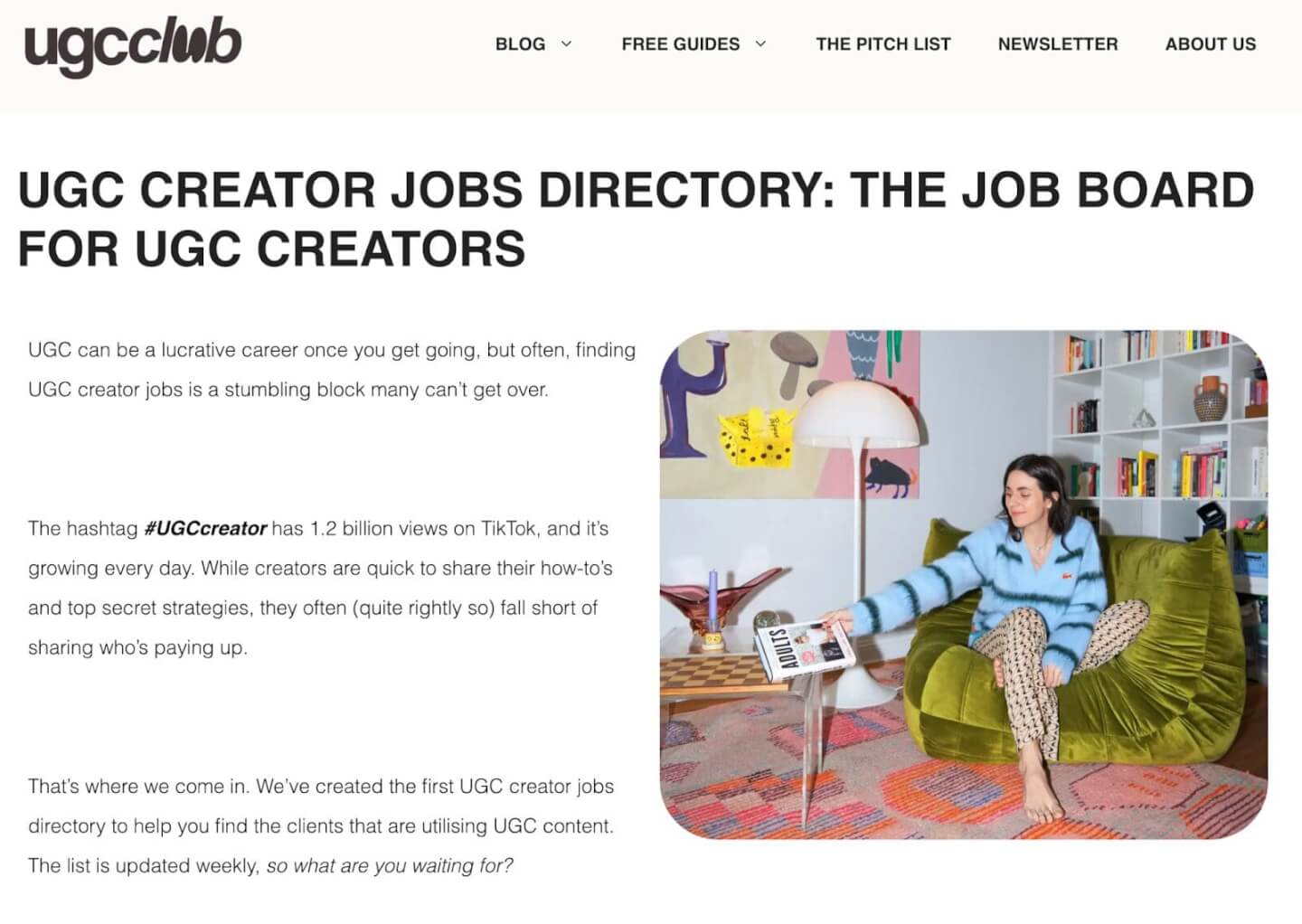 The UGC Club (Job Board)