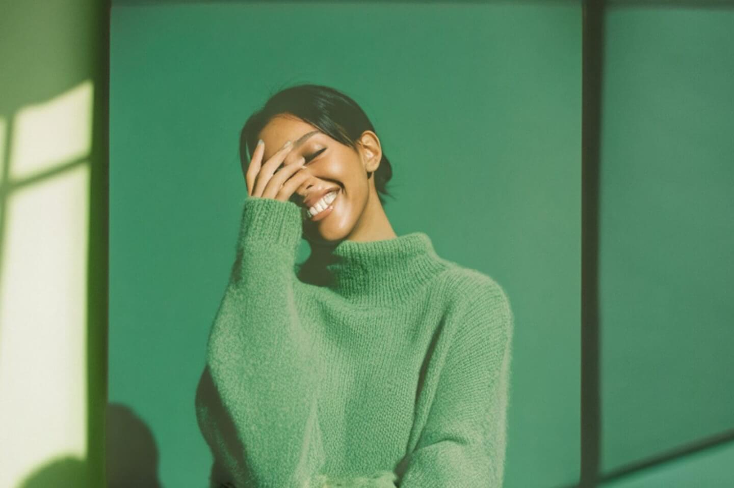 Green sweater