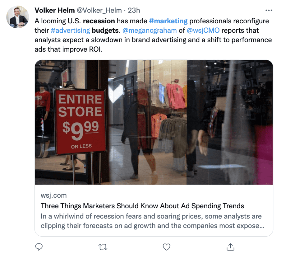 Recession Influencer Marketing Campaign