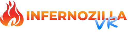 Infernozilla brand logo with flame icon in orange and red gradient.