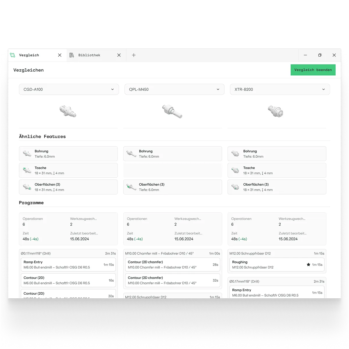 Illustration of standardized workflows in the Manukai platform