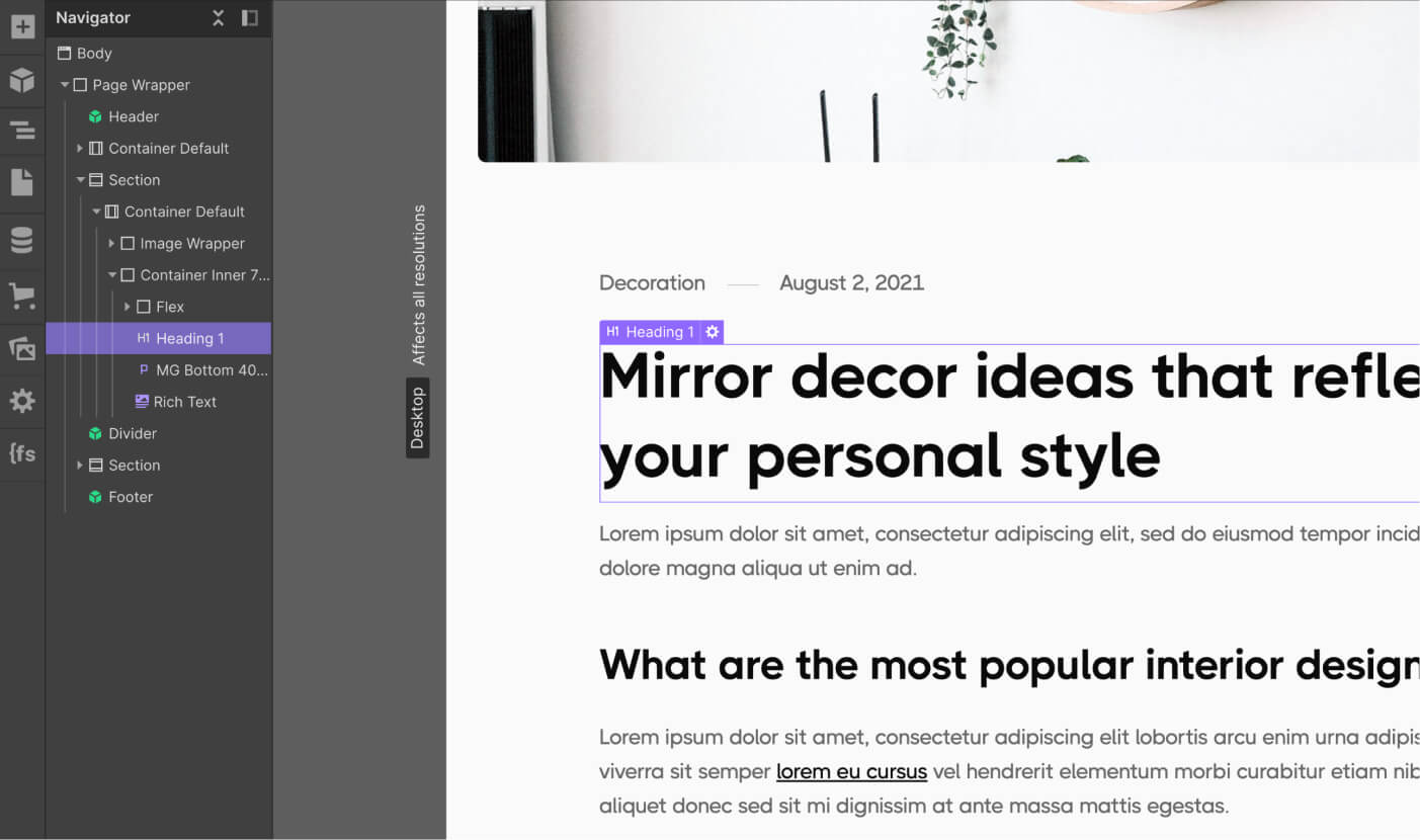 Content - Shopkeeper X Webflow Template