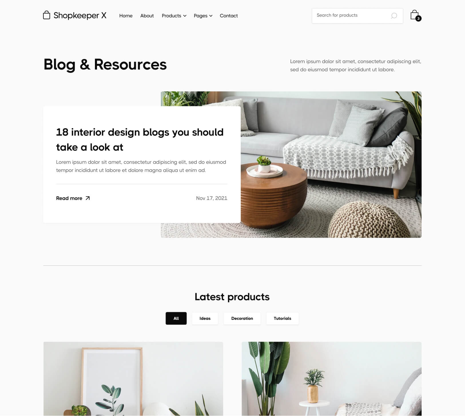 Blog V2 - Shopkeeper X Webflow Template