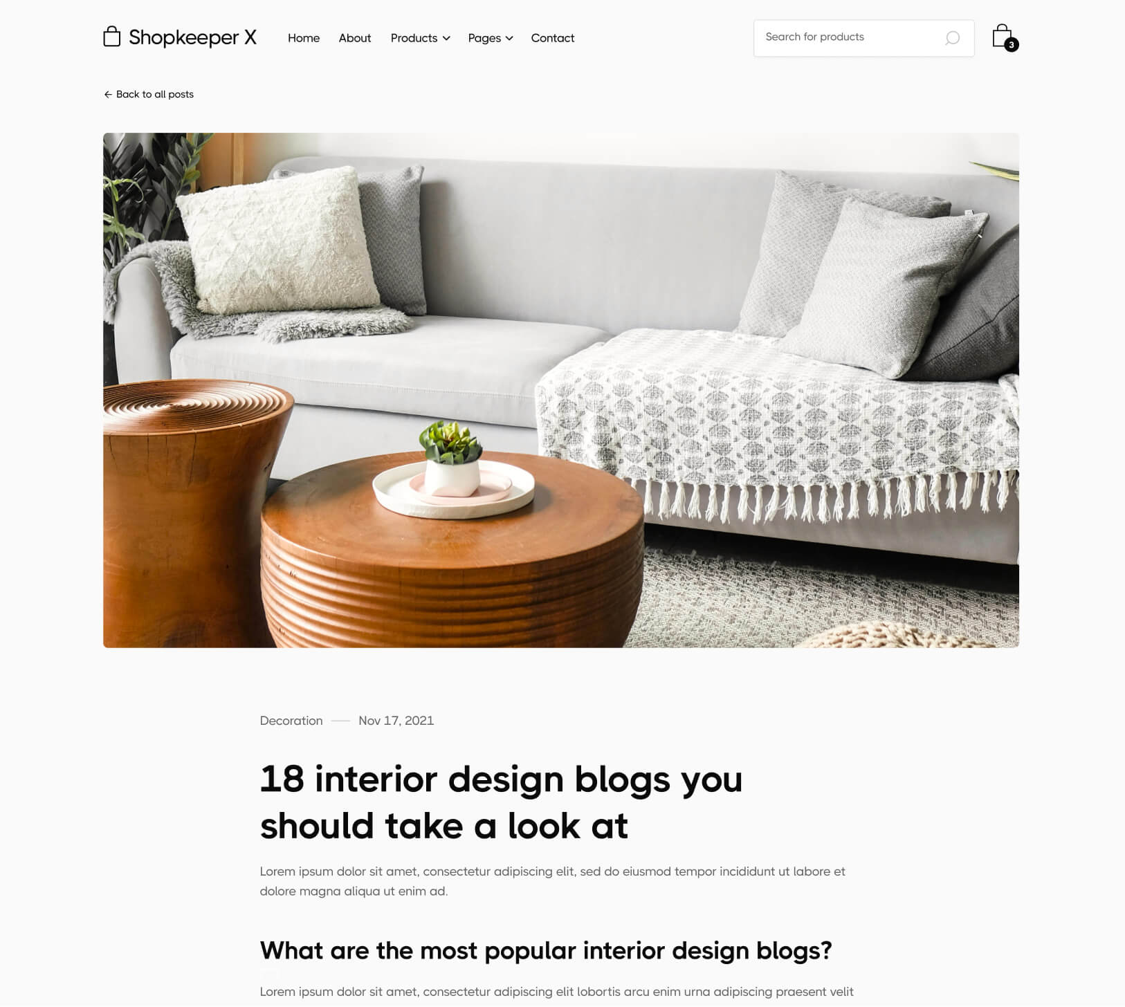 Blog Post - Shopkeeper X Webflow Template